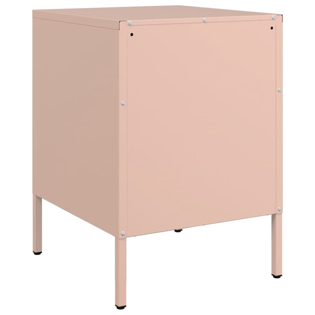 Bedside Cabinets 2 Pcs 36X39X50.5 Cm Steel