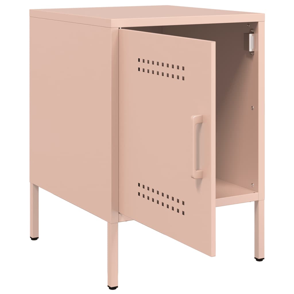 Bedside Cabinets 2 Pcs 36X39X50.5 Cm Steel
