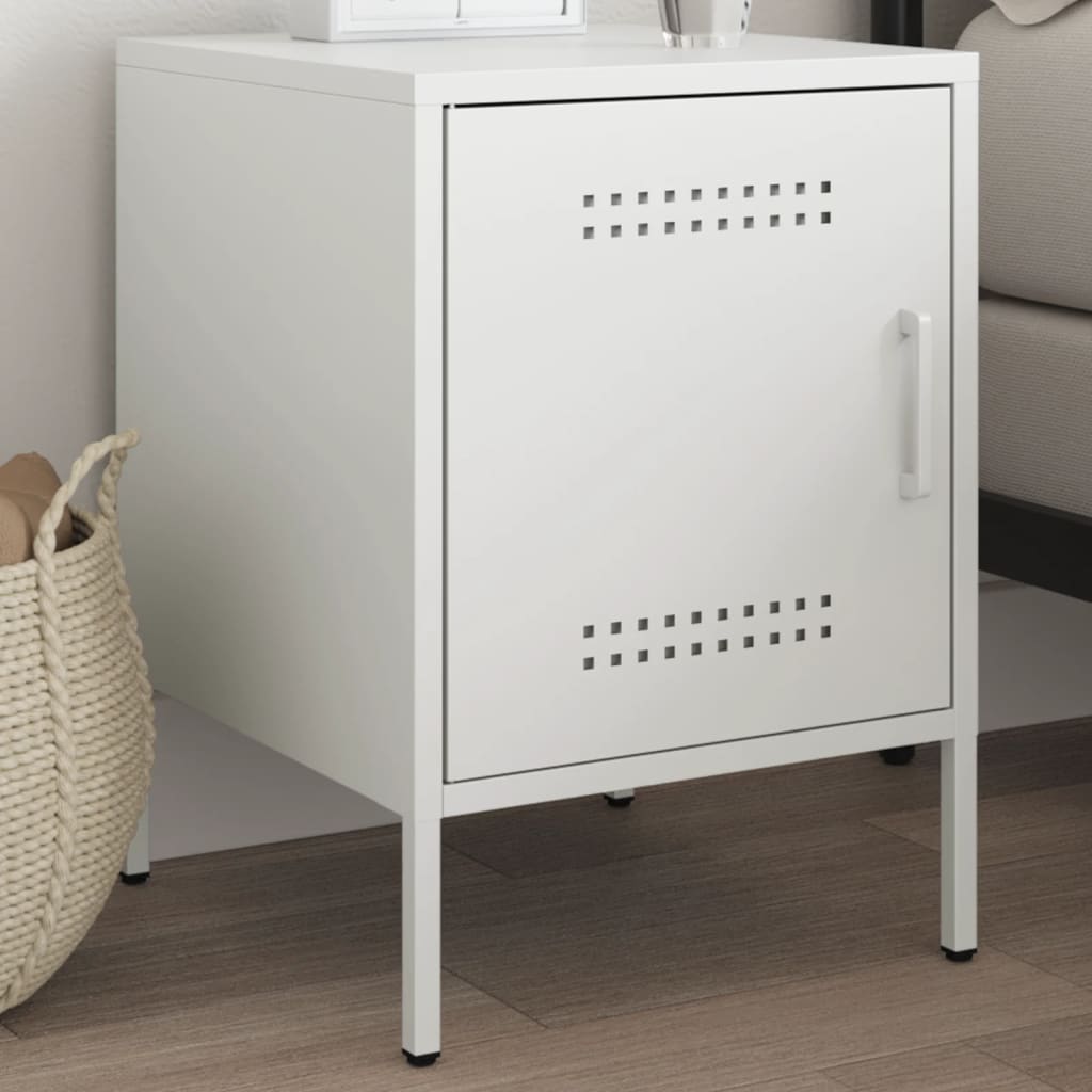 Bedside Cabinets 2 Pcs 36X39X50.5 Cm Steel