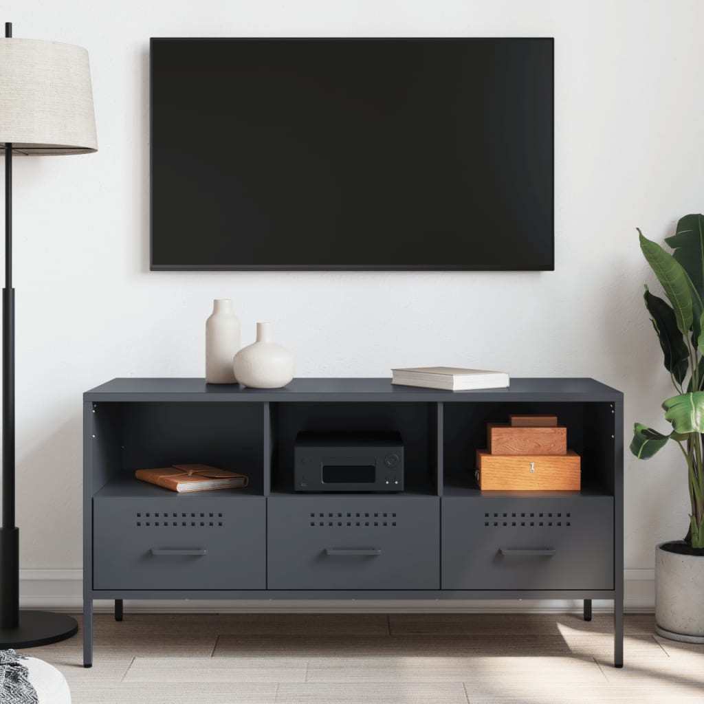 Tv Cabinet 100.5X39X50.5 Cm Steel
