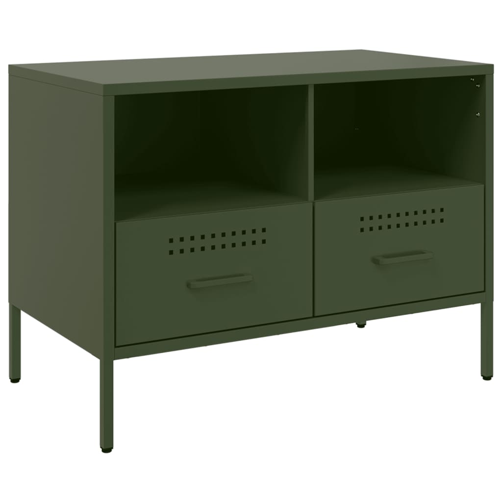 Tv Cabinet Olive 68X39X50.5 Cm Steel