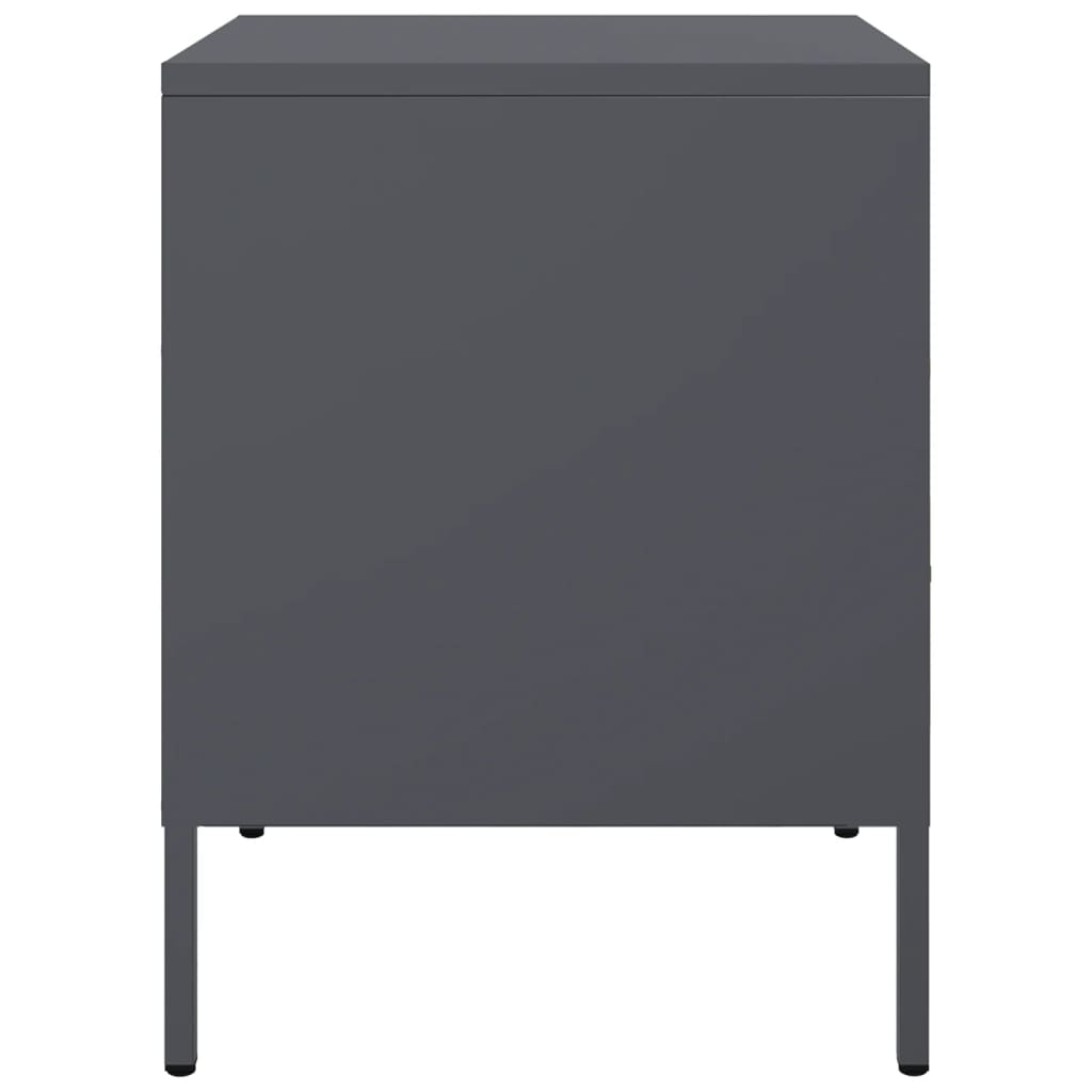 Bedside Cabinets 2 Pcs 36X39X50.5 Cm Steel