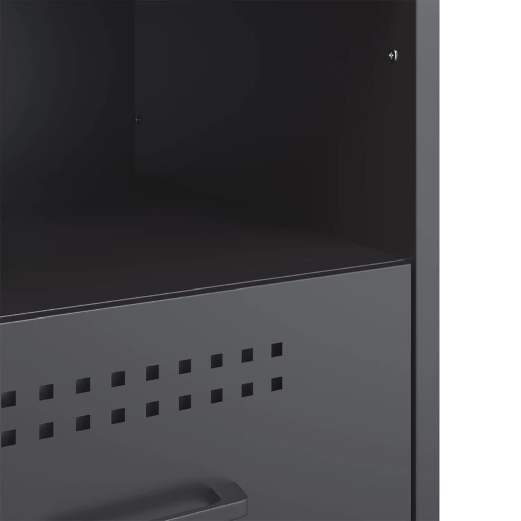 Bedside Cabinets 2 Pcs 36X39X50.5 Cm Steel