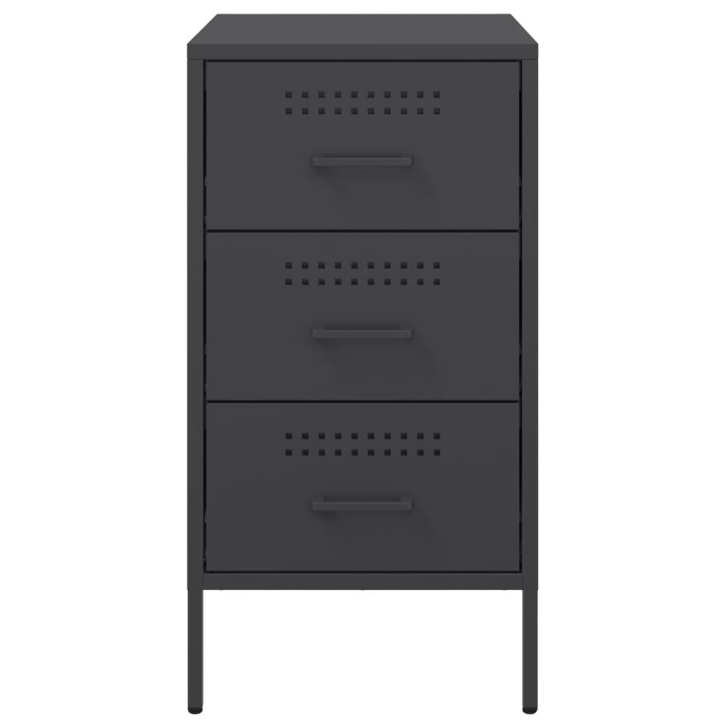 Bedside Cabinet 36X39X68 Cm Steel