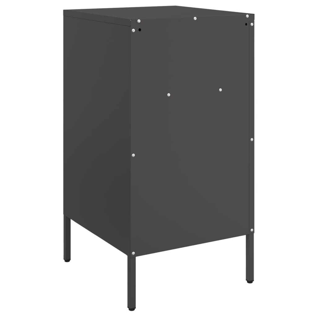 Bedside Cabinet 36X39X68 Cm Steel
