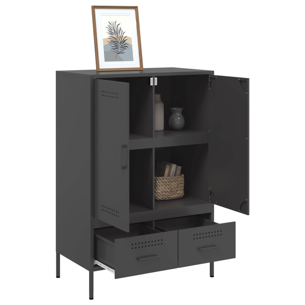 Highboard 68X39X101.5 Cm Steel