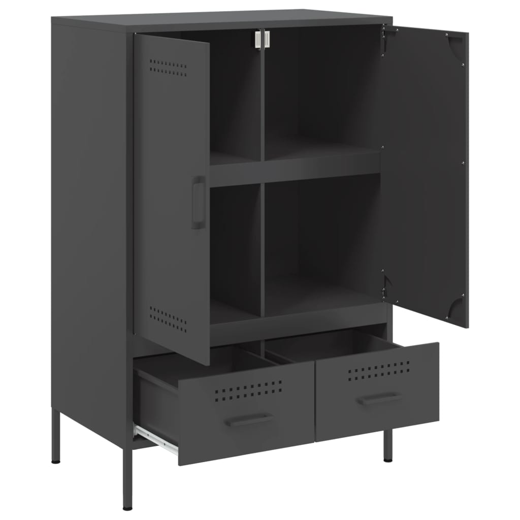 Highboard 68X39X101.5 Cm Steel