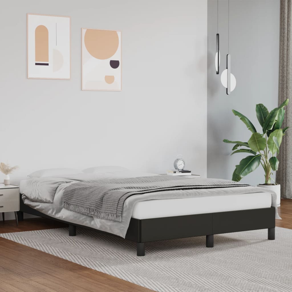 Bed Frame Without Mattress Small Double Faux Leather