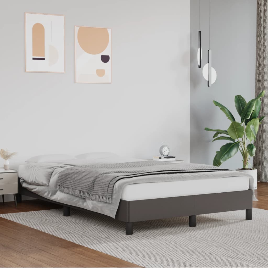 Bed Frame Without Mattress Small Double Faux Leather