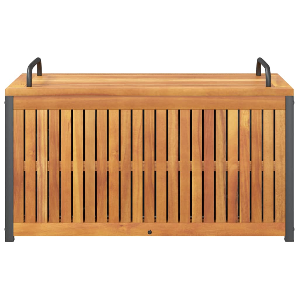 Outdoor Cushion Box Solid Wood Acacia And Steel