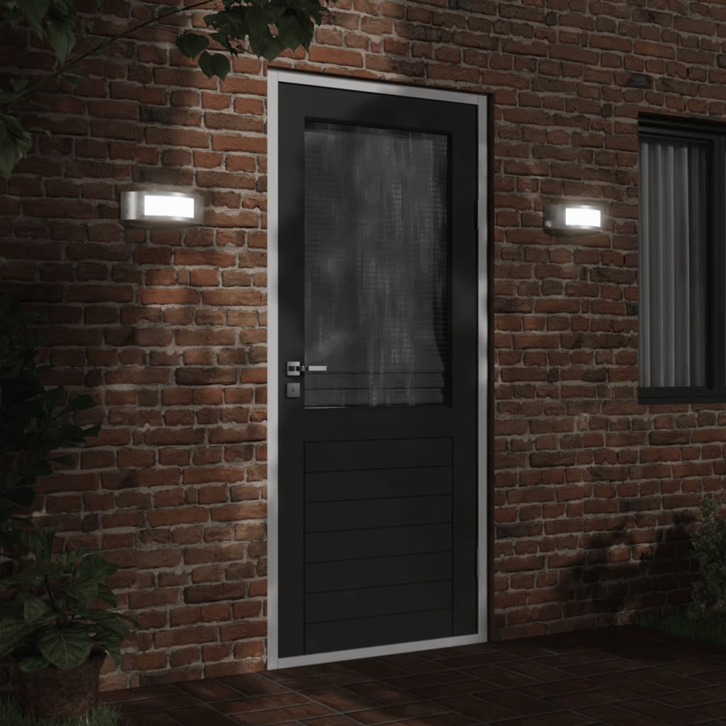 Outdoor Wall Lights 2Pcs Stainless Steel