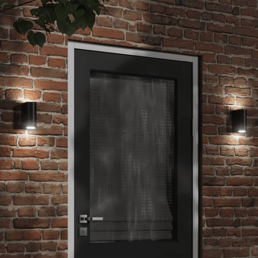 Outdoor Wall Light Black Die-Cast Aluminium