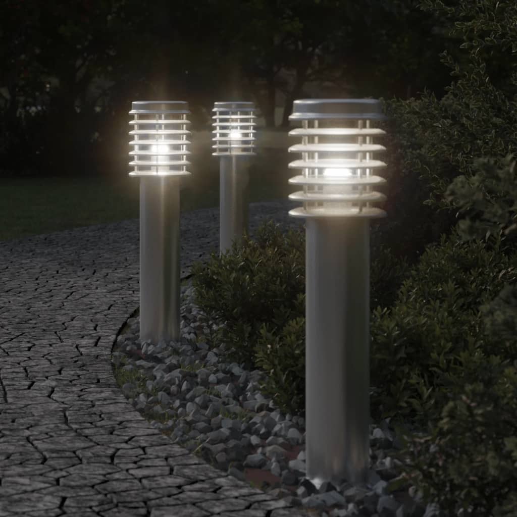 Outdoor Floor Lamp 60 Cm Stainless Steel