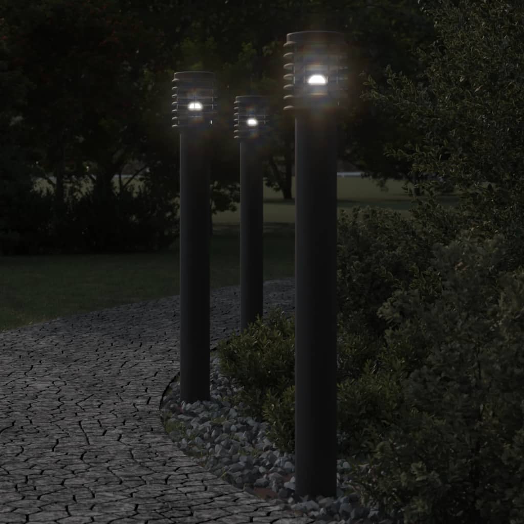 Outdoor Floor Lamp 110Cm Stainless Steel