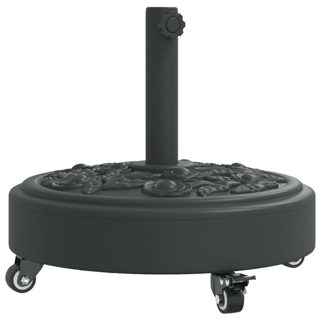 Parasol Base With Wheels For Ø38 / 48 Mm Poles Round