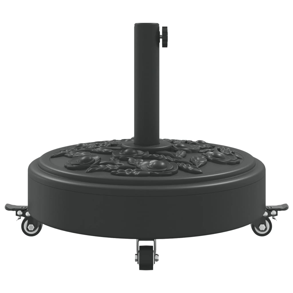 Parasol Base With Wheels For Ø38 / 48 Mm Poles Round