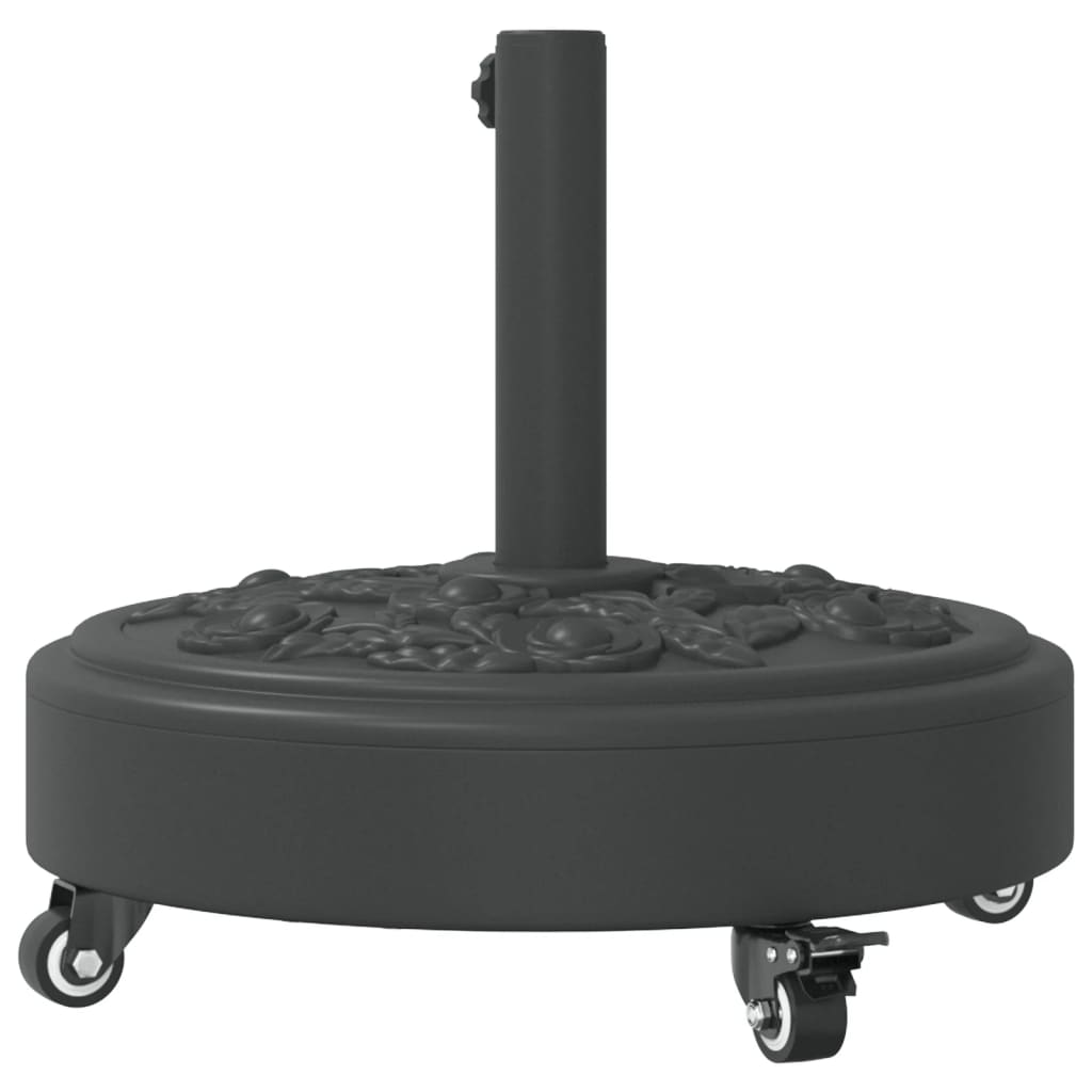 Parasol Base With Wheels For Ø38 / 48 Mm Poles Round