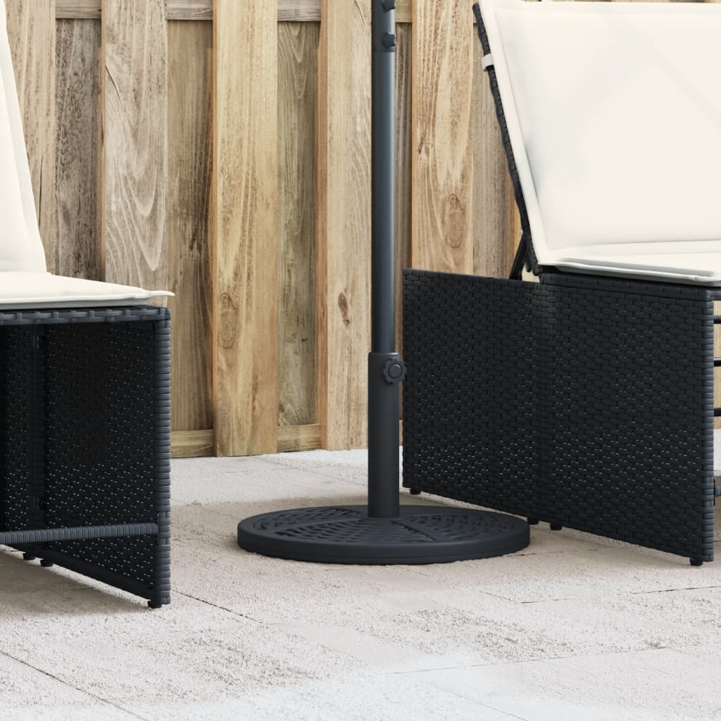 Parasol Base For Ø38 / 48 Mm Poles 25 Kg Round