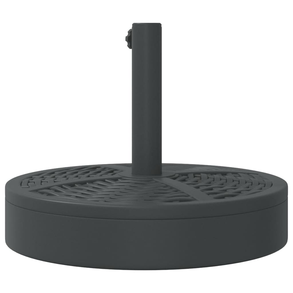 Parasol Base For Ø38 / 48 Mm Poles 25 Kg Round