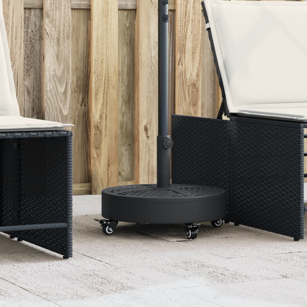 Parasol Base For Ø38 / 48 Mm Poles 25 Kg Round