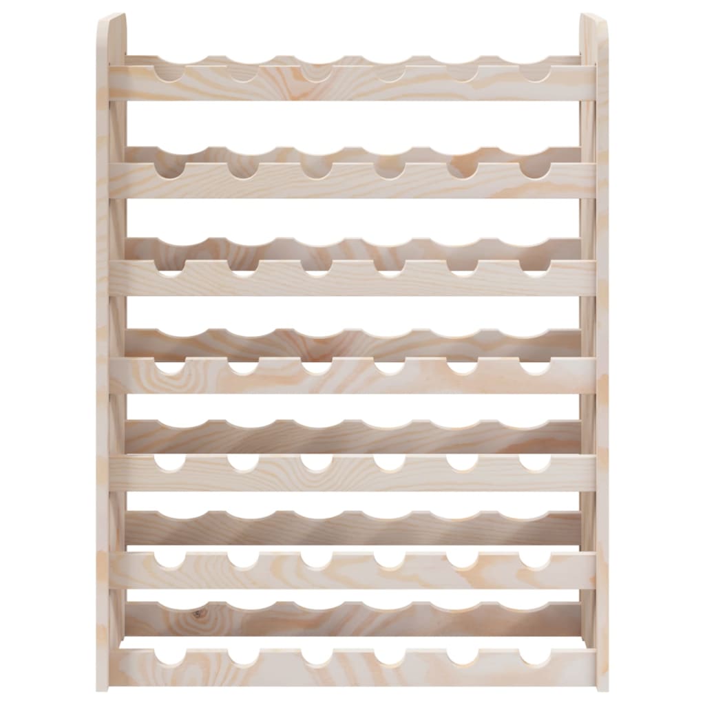 Wine Rack 67.5X25X87 Cm Solid Wood Pine