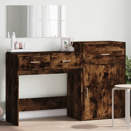 3 Piece Dressing Table Set Engineered Wood