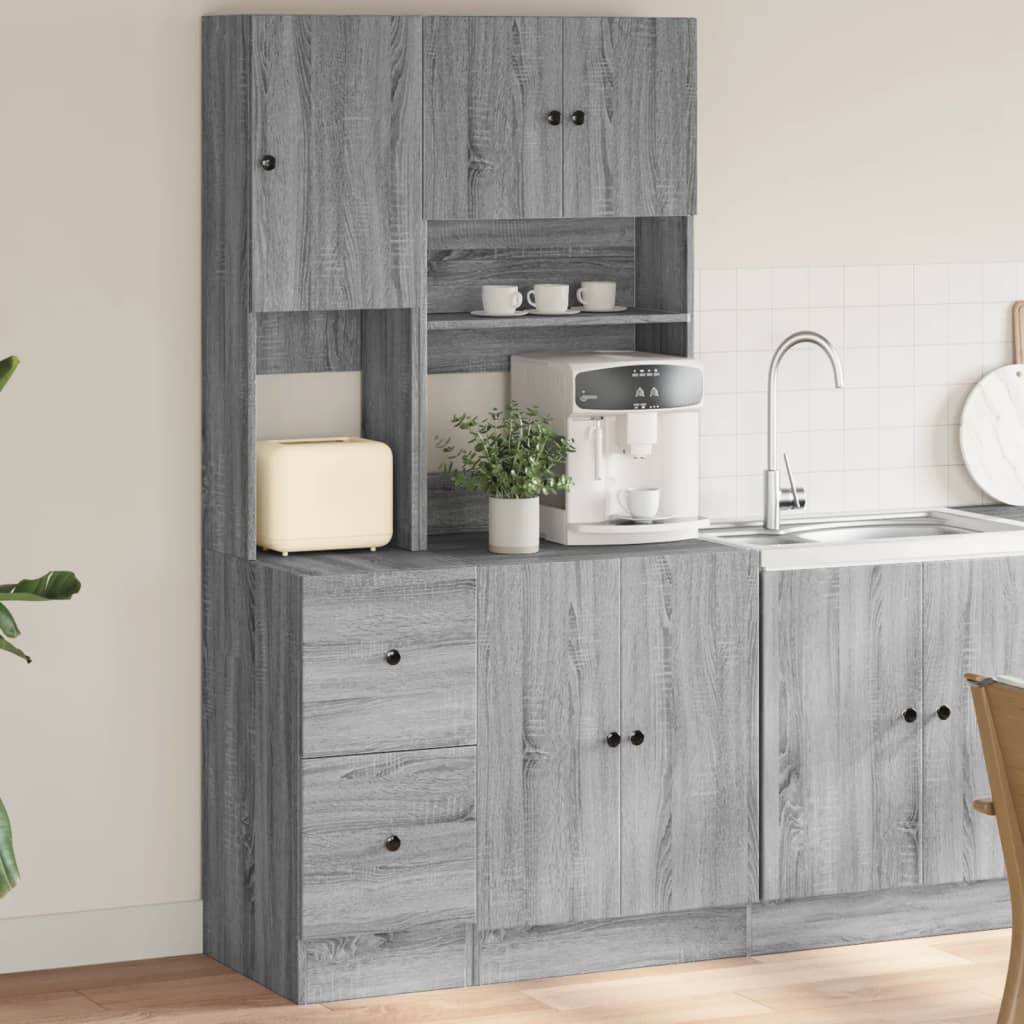Kitchen Cabinet 95X50X180 Cm Engineered Wood