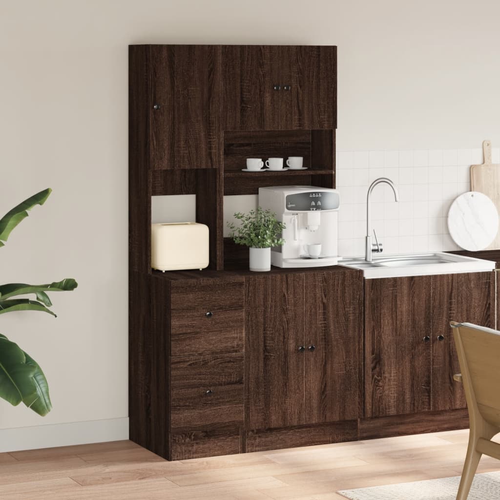 Kitchen Cabinet 95X50X180 Cm Engineered Wood