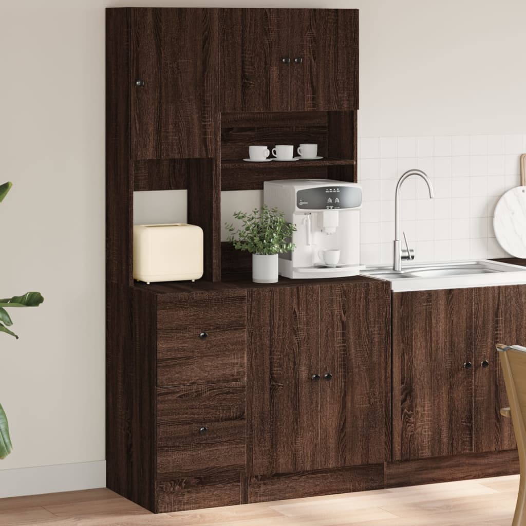 Kitchen Cabinet 95X50X180 Cm Engineered Wood