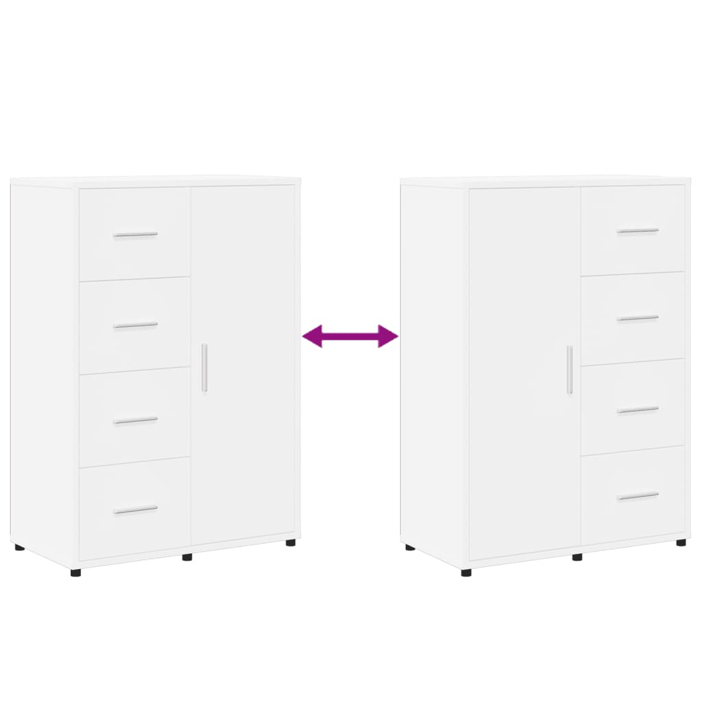 Sideboards 2 Pcs 60X31X84 Cm Engineered Wood