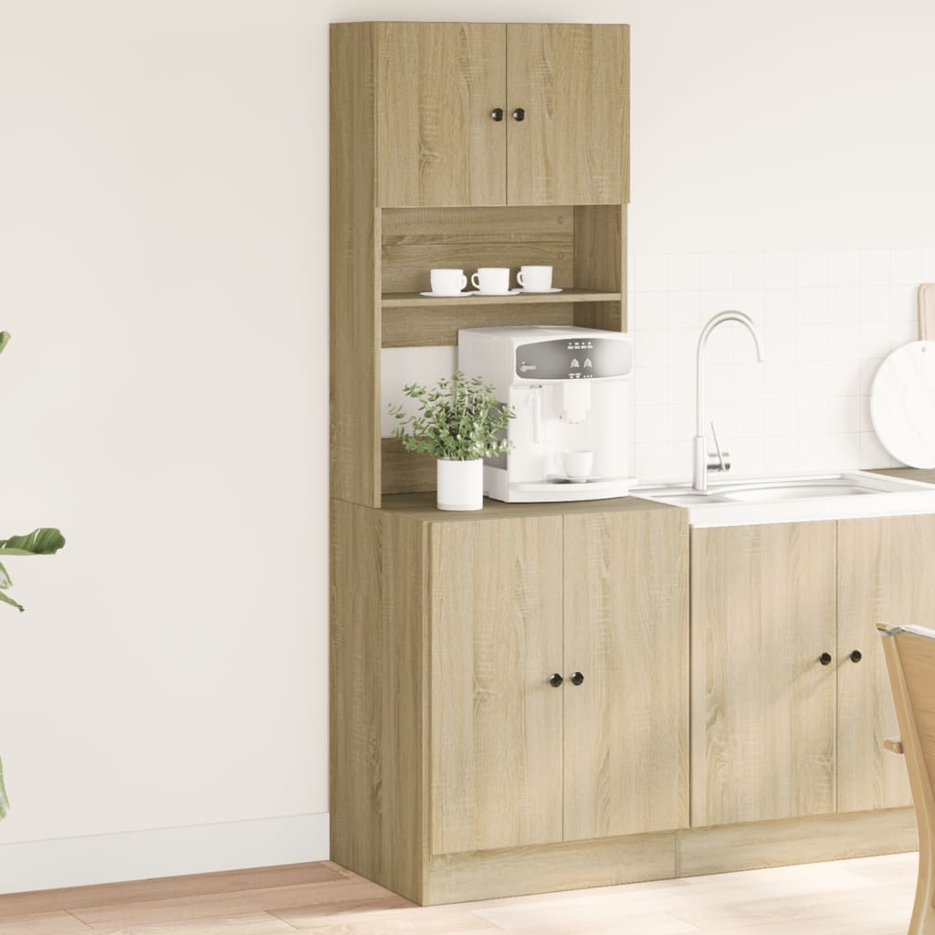 Kitchen Cabinet 35X50X180 Cm Engineered Wood