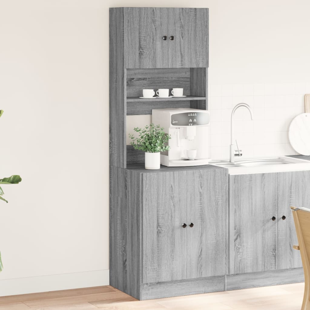 Kitchen Cabinet 35X50X180 Cm Engineered Wood