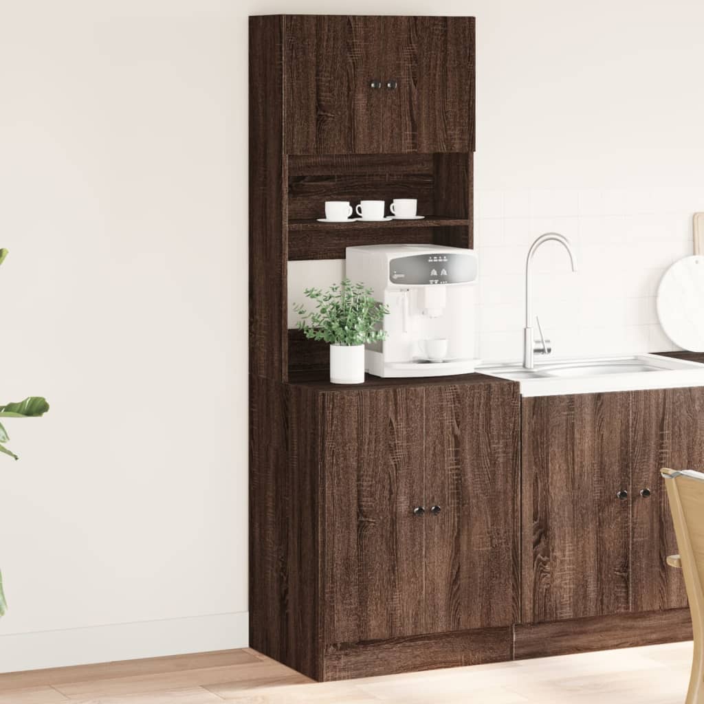 Kitchen Cabinet 35X50X180 Cm Engineered Wood