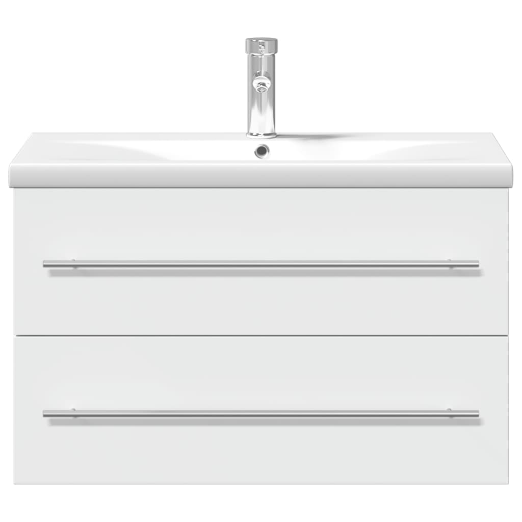Bathroom Sink Cabinet With Built-In Basin