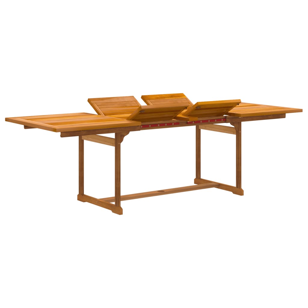 7 Piece Garden Dining Set Solid Wood Acacia And Textilene