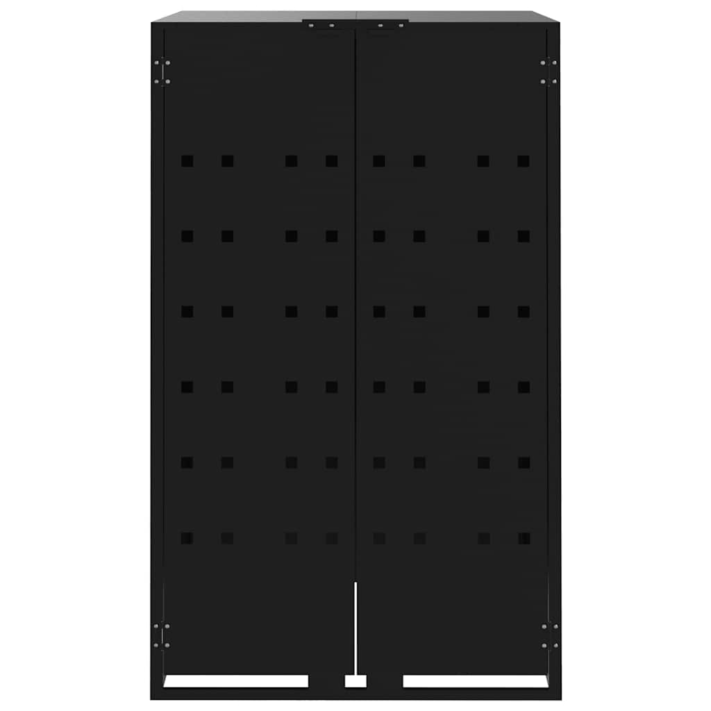 Wheelie Bin Storage For 5 Bins 345X79X117 Cm Steel