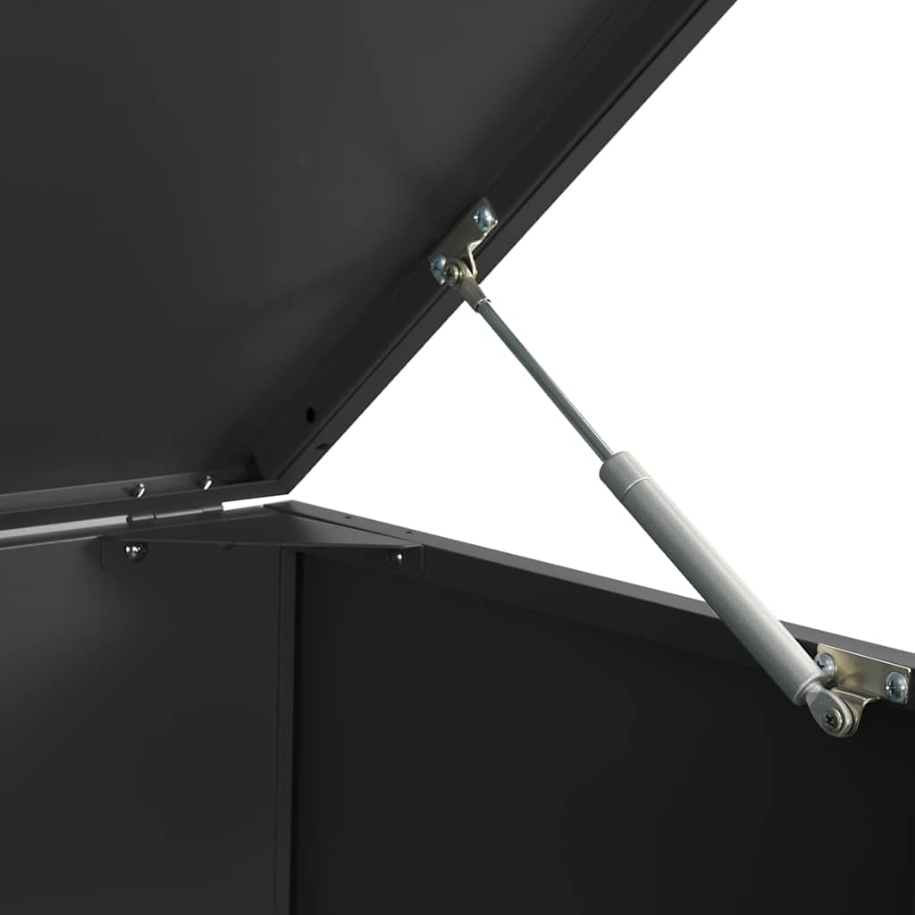 Wheelie Bin Storage For 5 Bins 345X79X117 Cm Steel