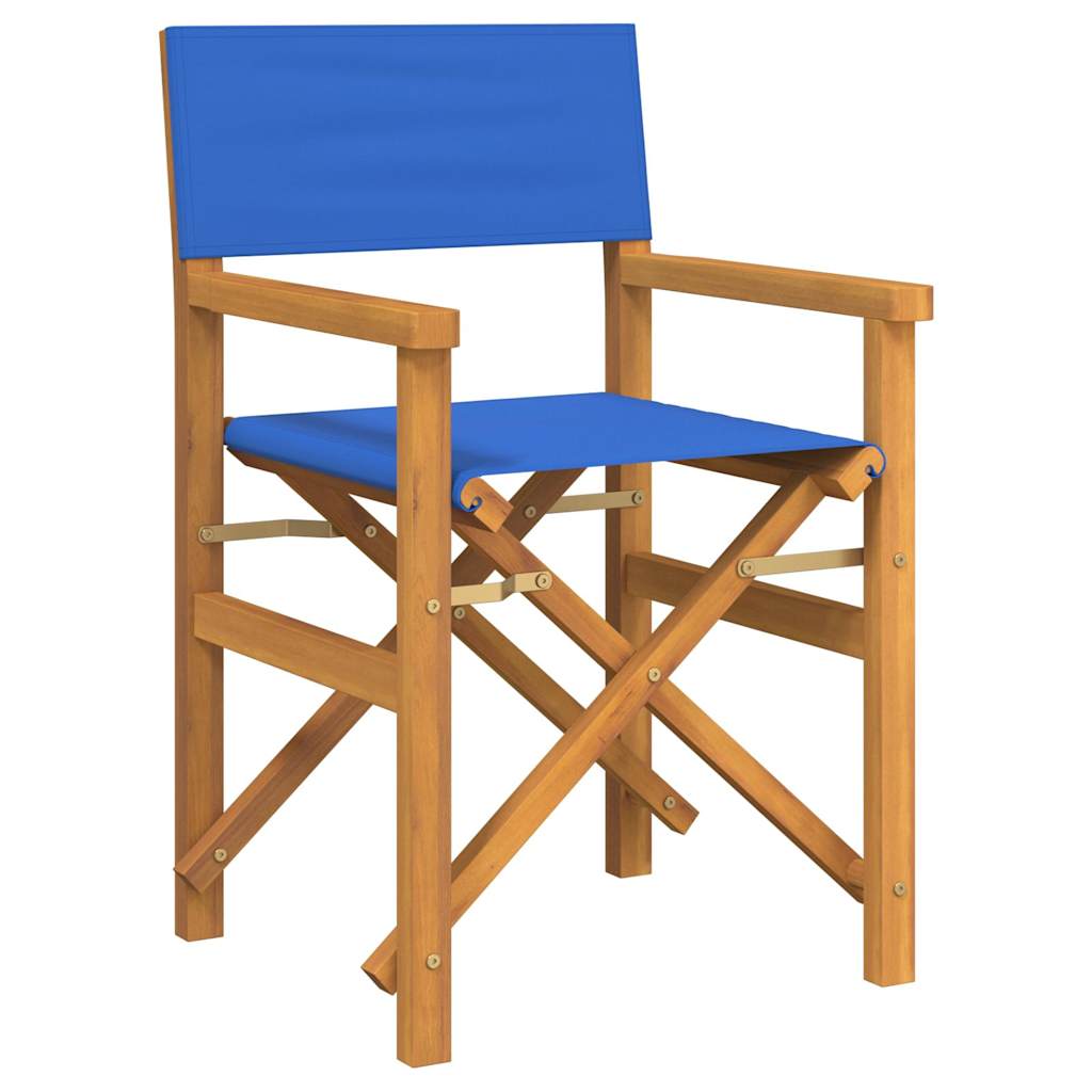 Folding Director's Chair Solid Wood Teak