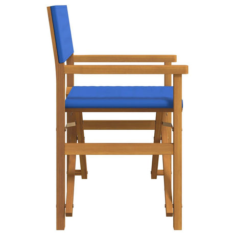 Folding Director's Chair Solid Wood Teak