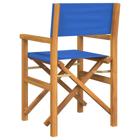Folding Director's Chair Solid Wood Teak