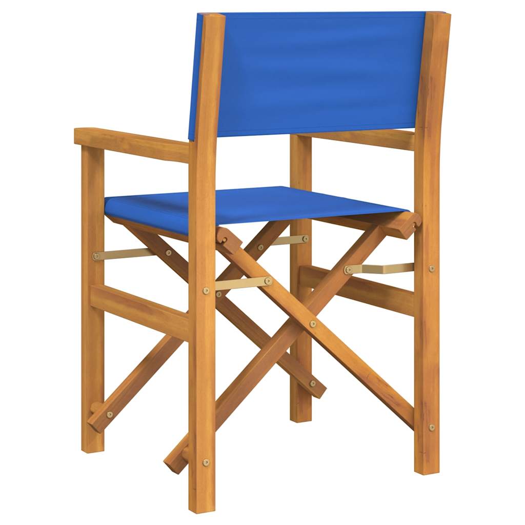 Folding Director's Chair Solid Wood Teak