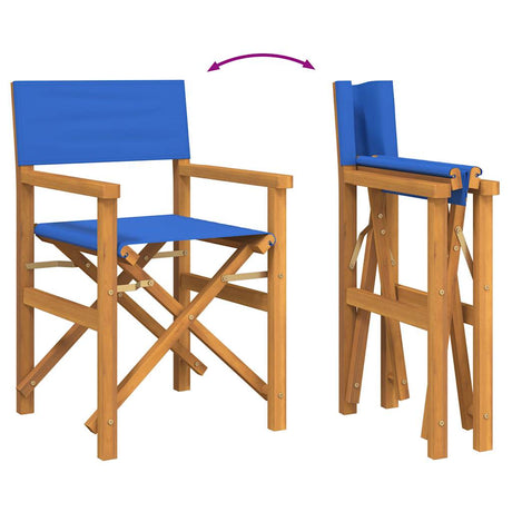 Folding Director's Chair Solid Wood Teak