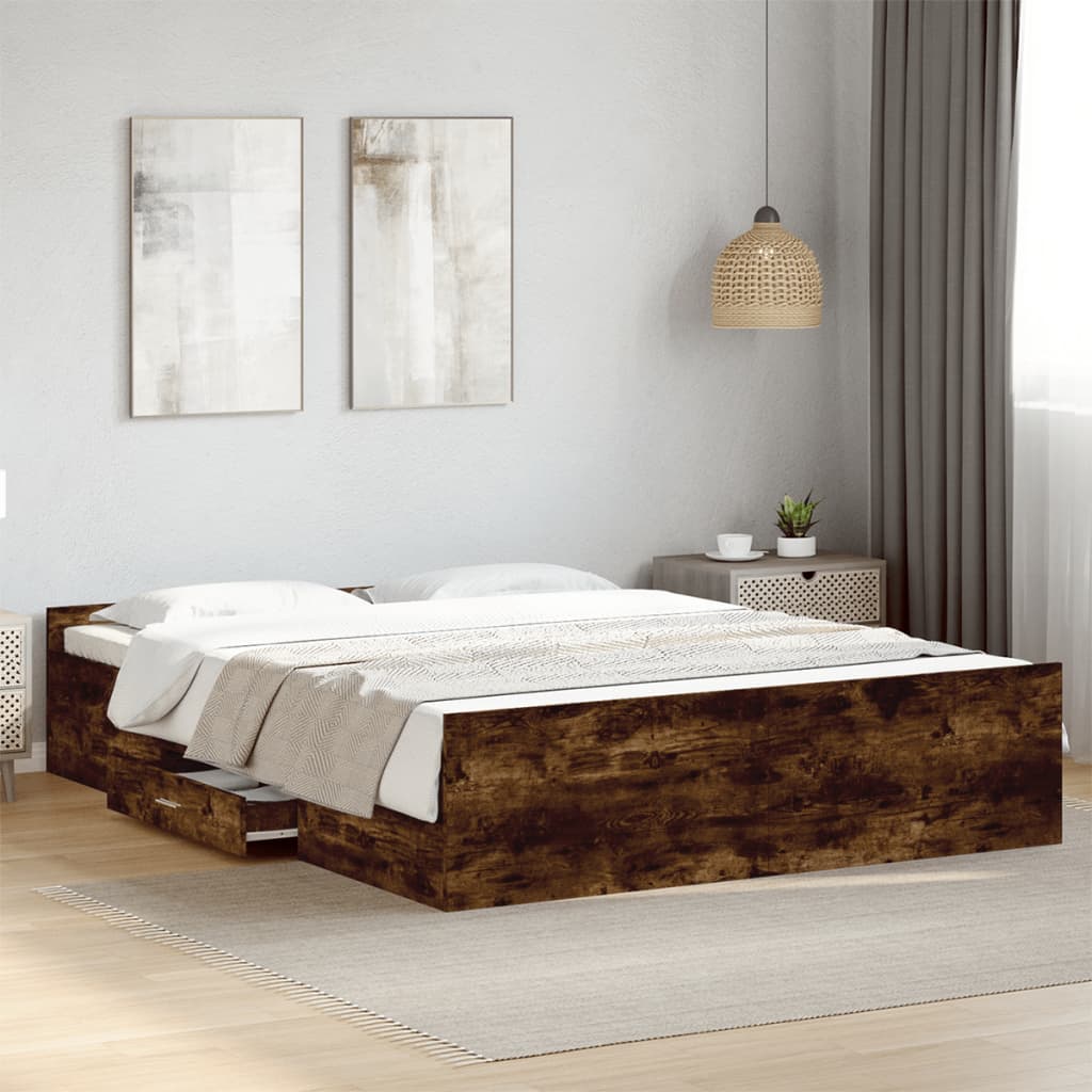 Bed Frame With Drawers Without Mattress Small Single
