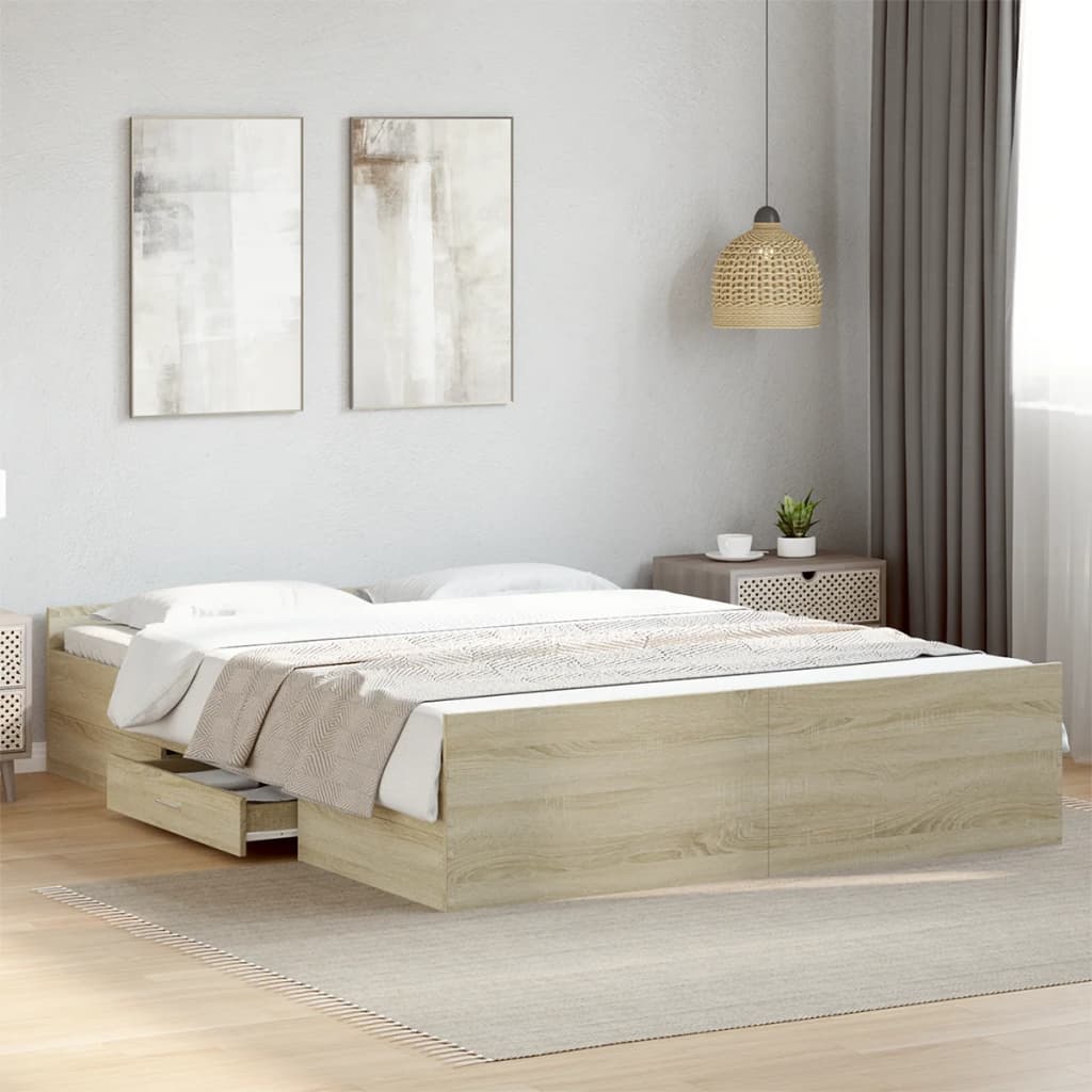 Bed Frame With Drawers Without Mattress Small Single