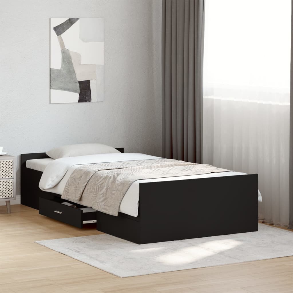 Bed Frame With Drawers Without Mattress Small Single