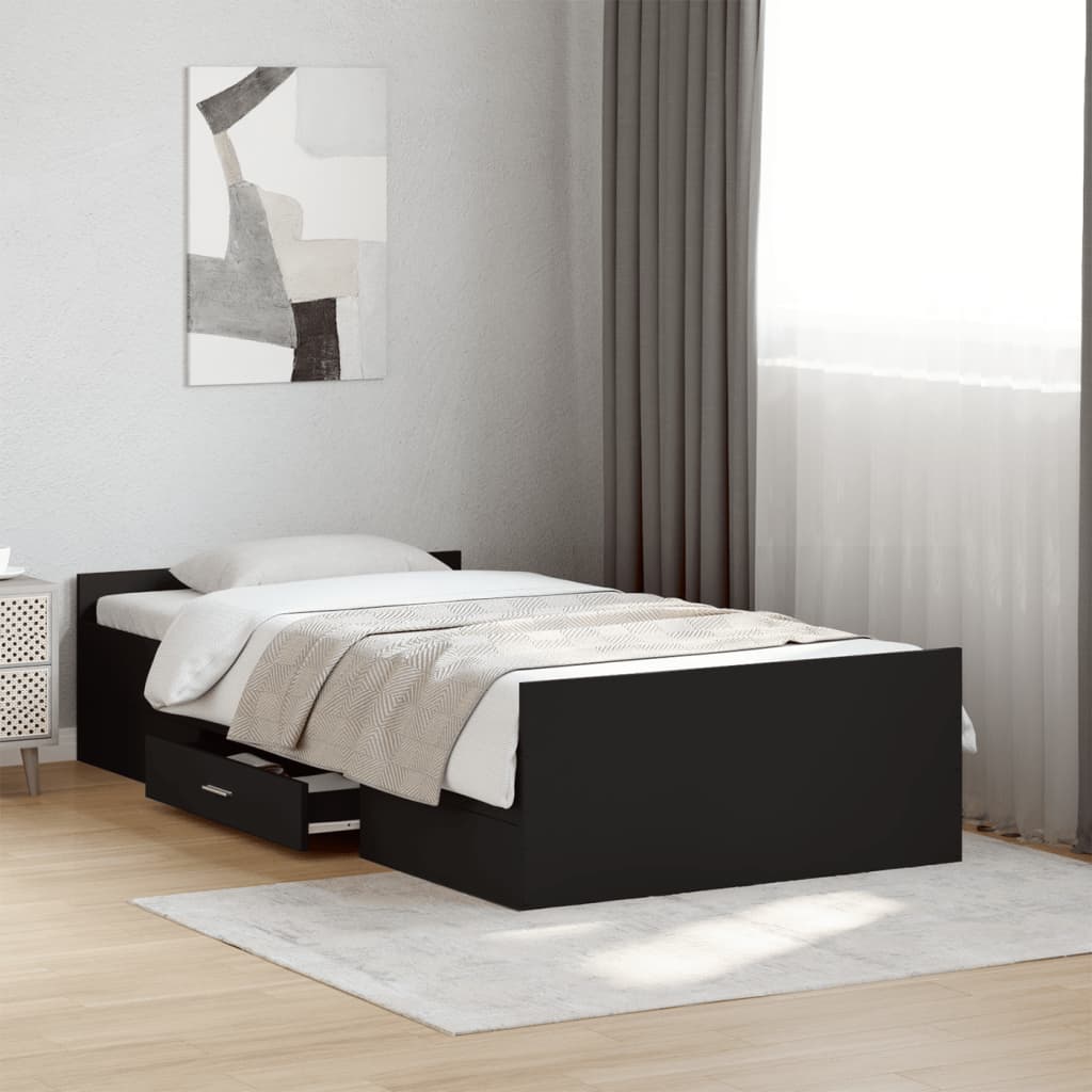 Bed Frame With Drawers Without Mattress Small Single