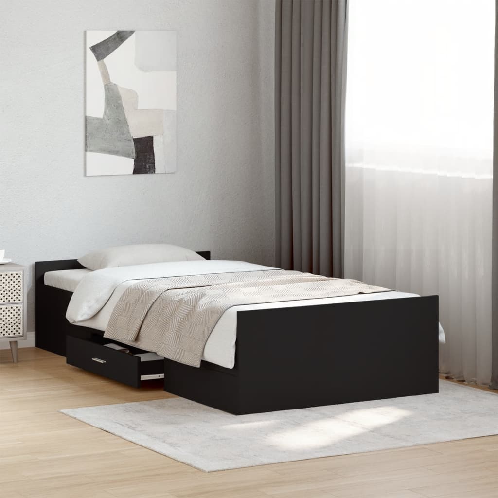 Bed Frame With Drawers Without Mattress Small Single