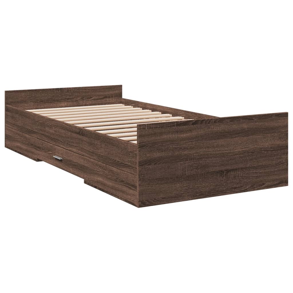 Bed Frame With Drawers Without Mattress Small Single