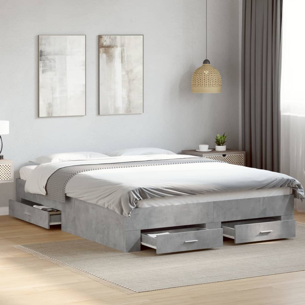 Bed Frame With Drawers Without Mattress