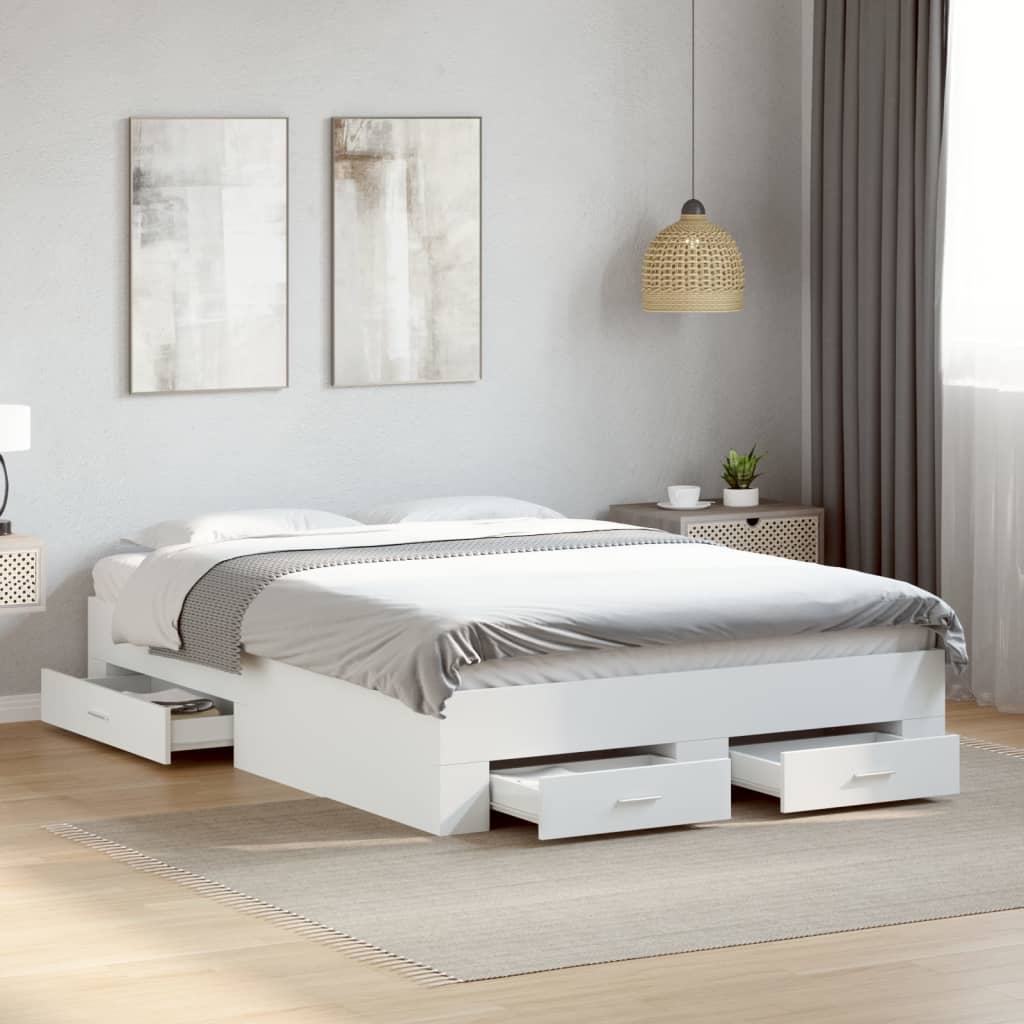 Bed Frame With Drawers Without Mattress
